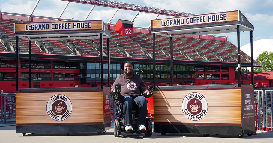 LeGrand Coffee House Now Available at Rutgers Football Home Games