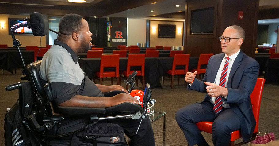 Eric LeGrand Featured in Faces & Voices of Rutgers Series